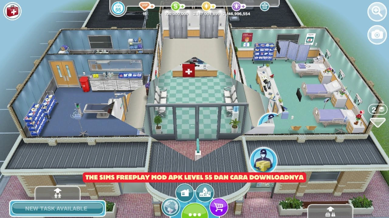 The-Sims-Freeplay-MOD-APK-Level-55